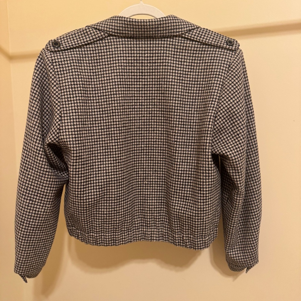 Vintage Miss Pendleton Jacket Wool Houndstooth Si… - image 5